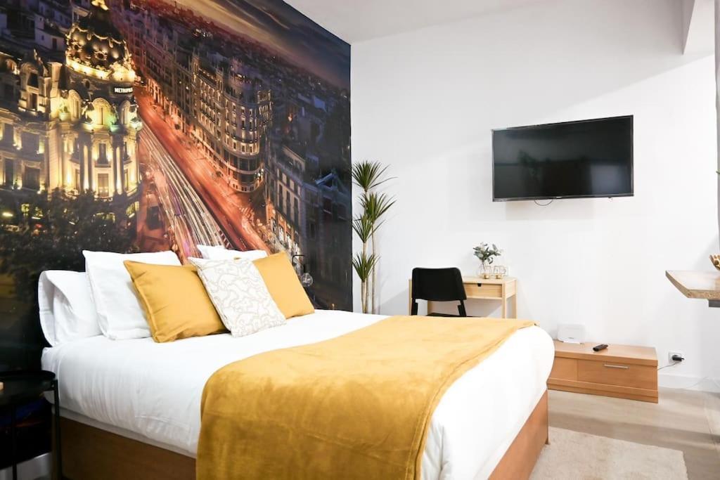 Appartamento Agradable Apartamento Temporal De 1 Dormitorio En Madrid Pez30 Esterno foto